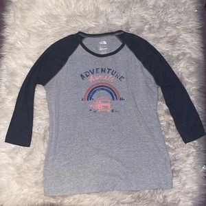 The North Face quarter sleeve shirt